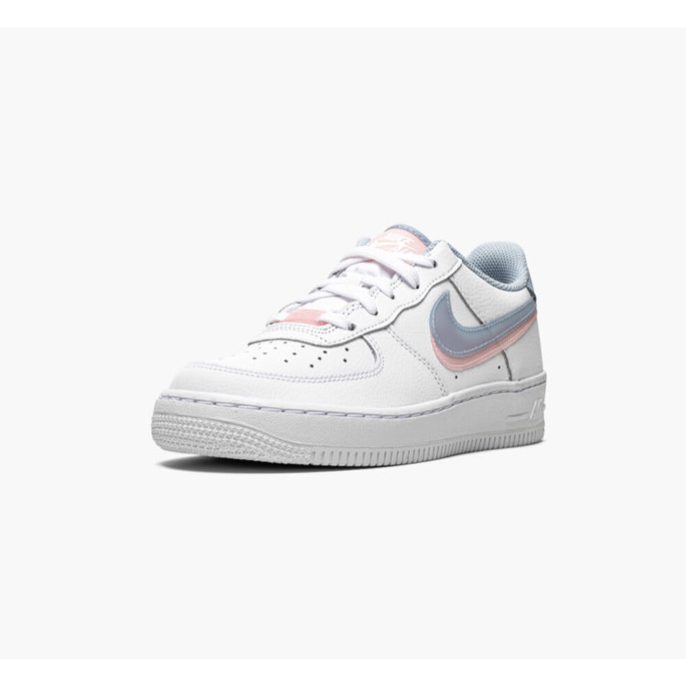 AIR FORCE 1 LV8 GS Double Swoosh - White  Blue  Pink