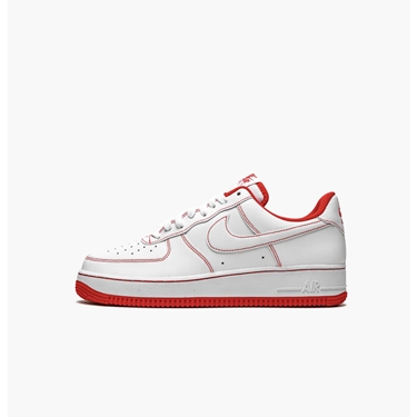 Nike Air Force Stitch White Red